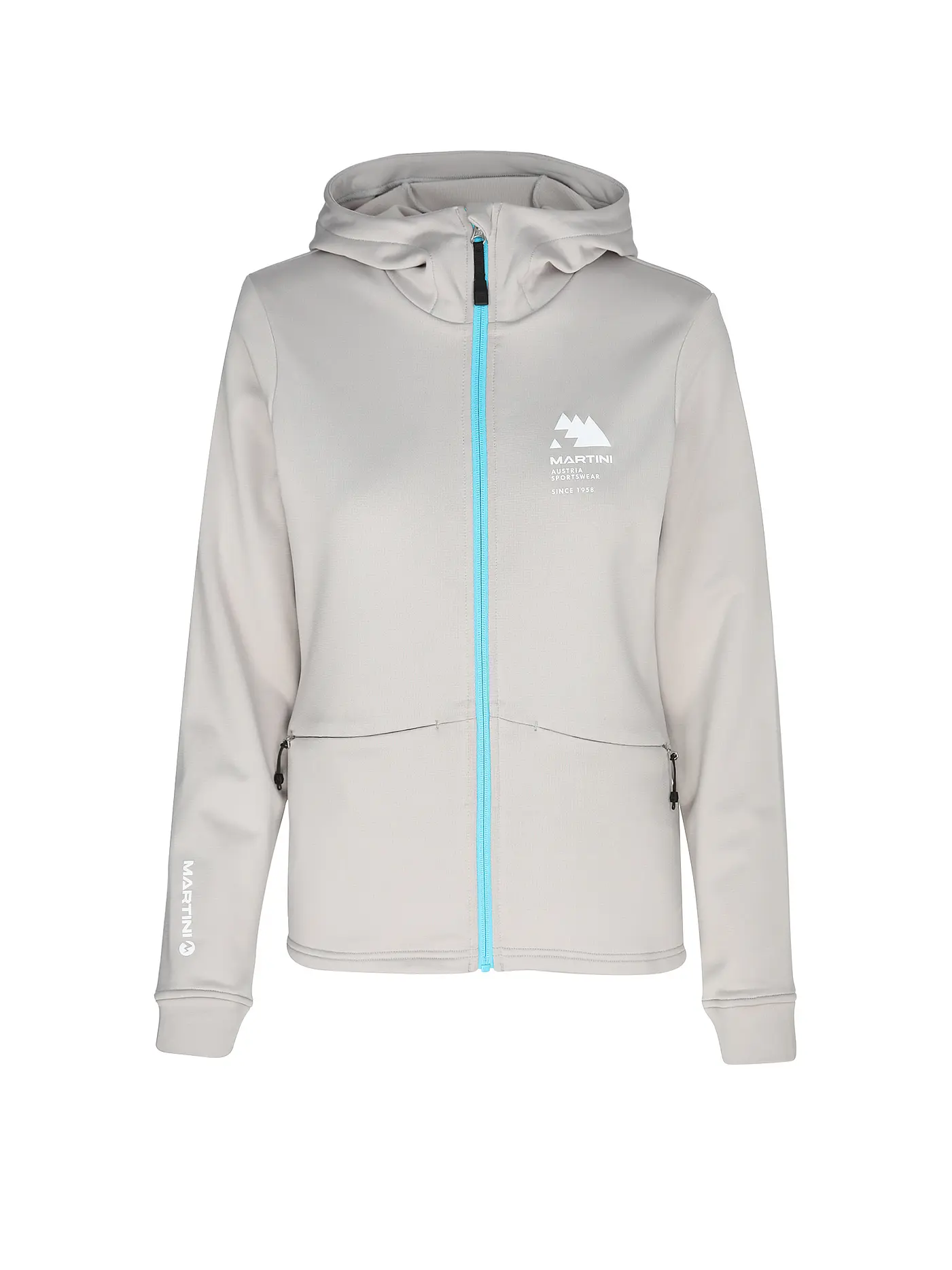 MARTINI | Damen Fleecejacke Sunrise Hoodie | grau